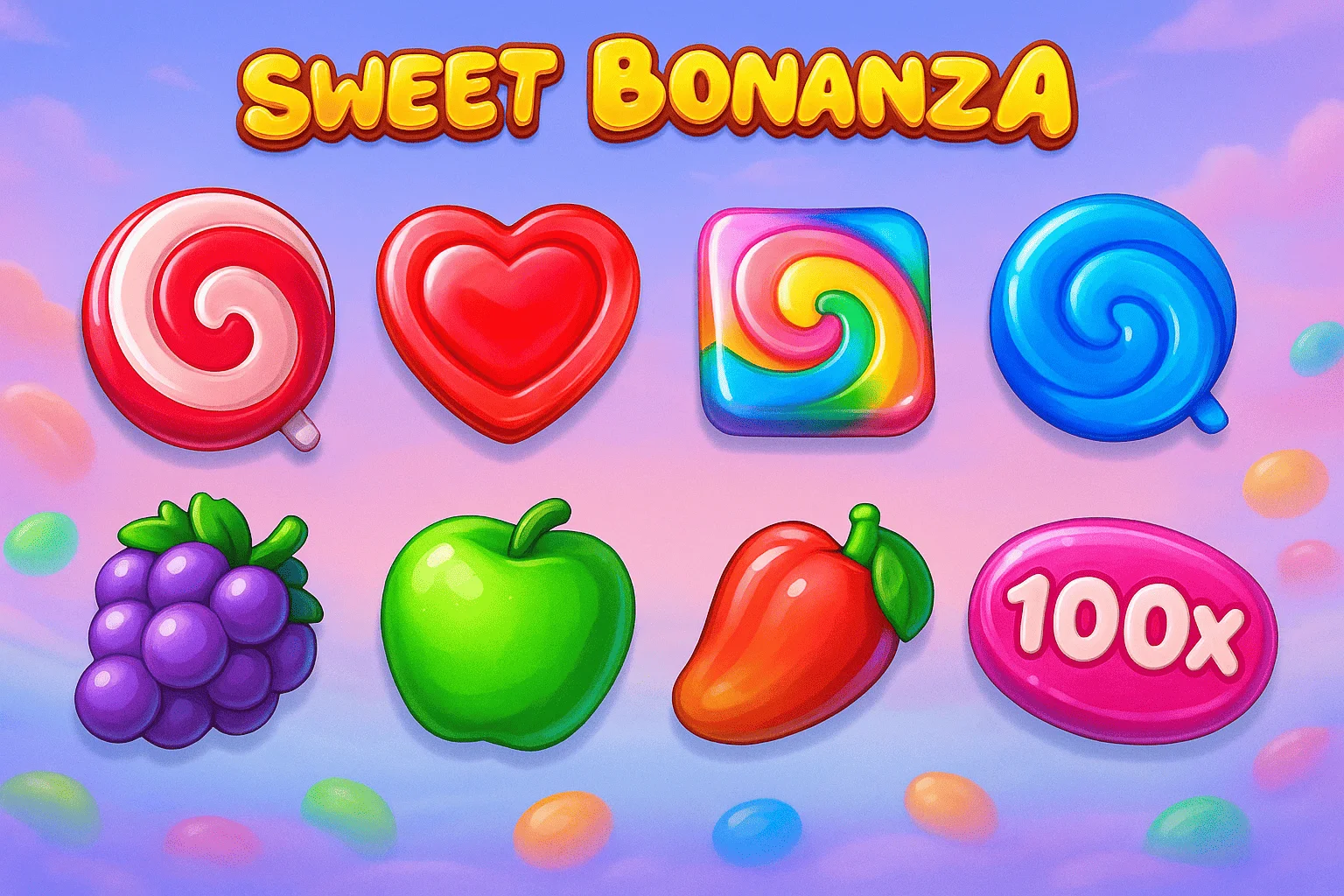Символи в Sweet Bonanza